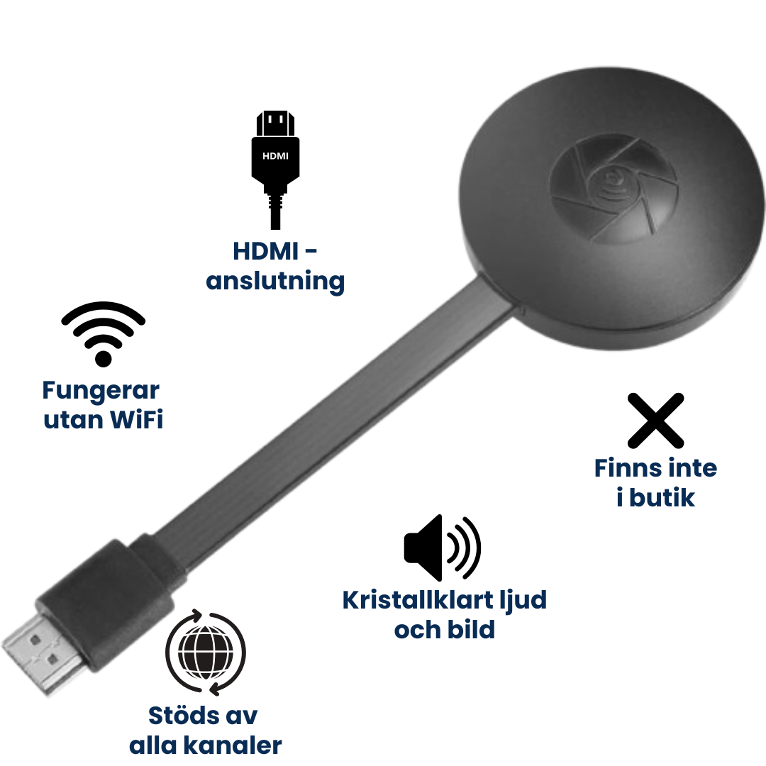 Smartstickan - Snabb casting utan Wifi